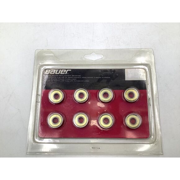 8 Bauer Replacement Full Precision Bearings BILBB3U For Roller Skater ‎ NEW - Picture 1 of 3